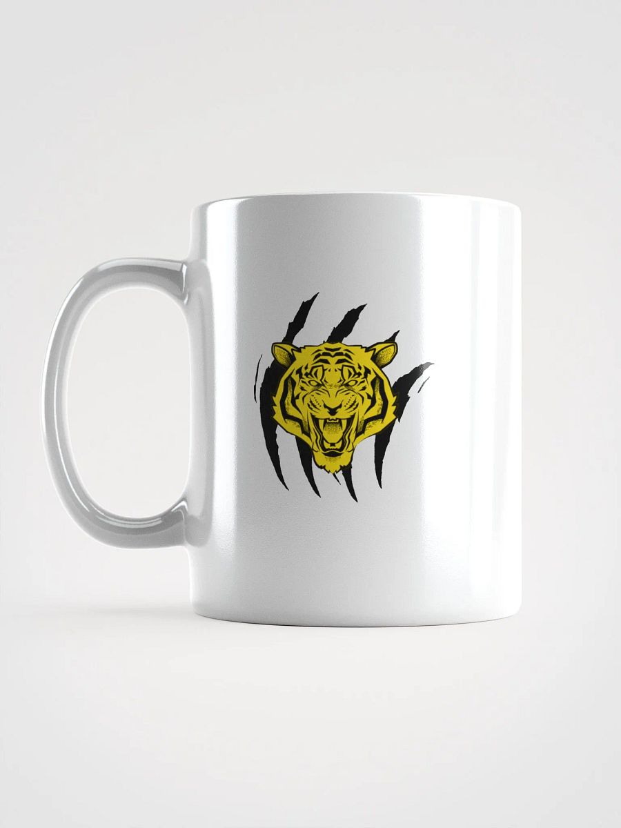 Taza blanca brillante edición TryTiger (Garra negra) product image (3)