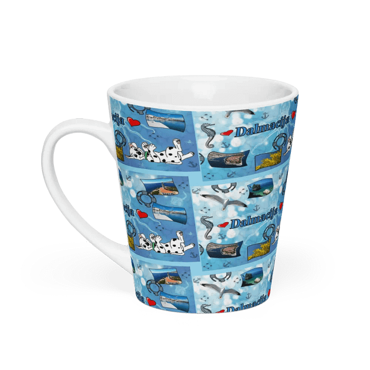 Sea design Dalmacija summer - (photoshop by Dina R.) - Latte Mug product image (1)