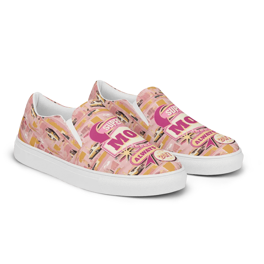 Super Mom All Over Print Slip on Shoes product image (7)