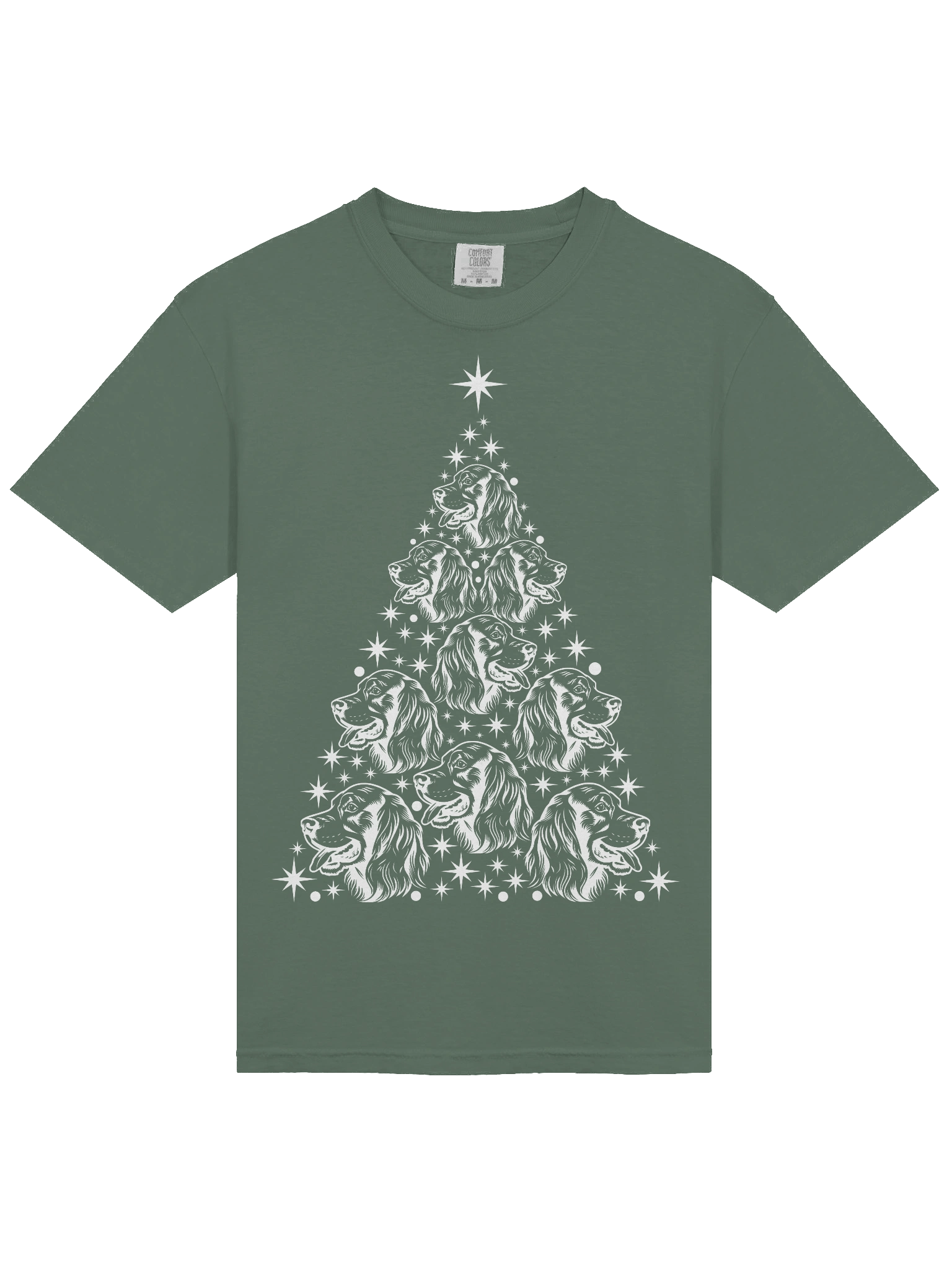 Irish Setter Christmas Tree T-Shirt product image (5)