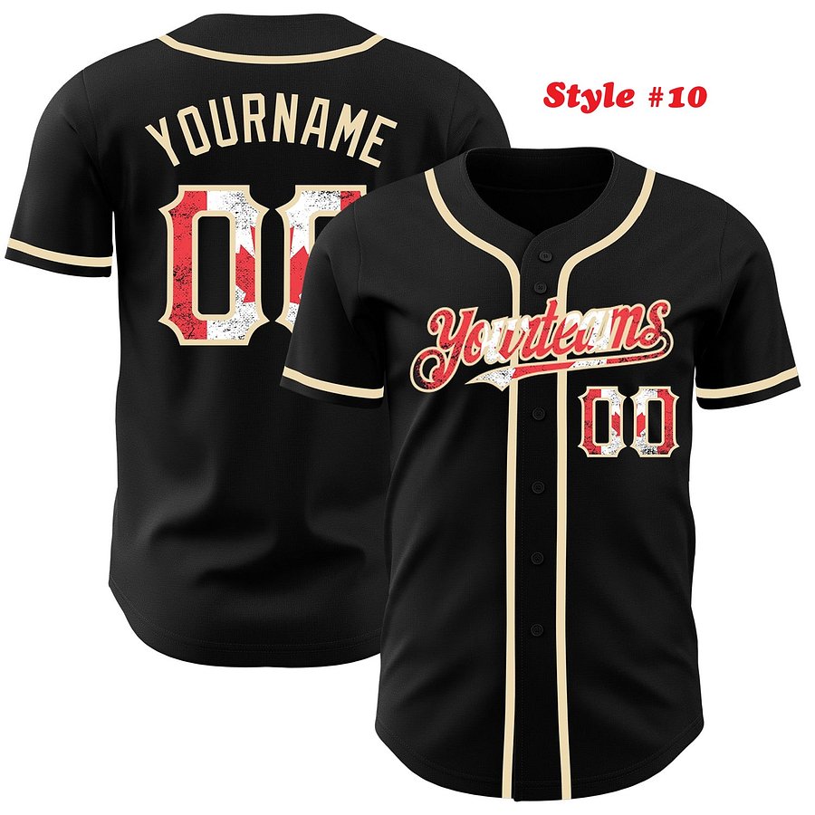 Authentic Baseball Jersey, Custom Baseball Jersey, Personalized Sport Jersey, Colorful, Flowers, Number, Special Logo Custom product image (5)