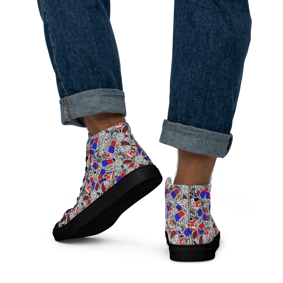Sticker-Bomb Men's Hi-Tops product image (11)
