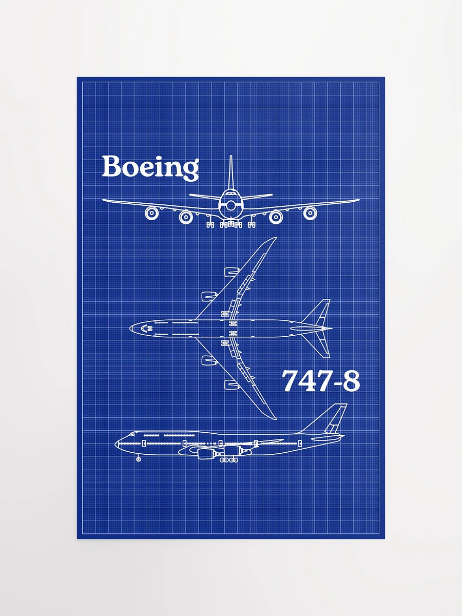 Boeing 747-8 Blueprint Paper product image (4)