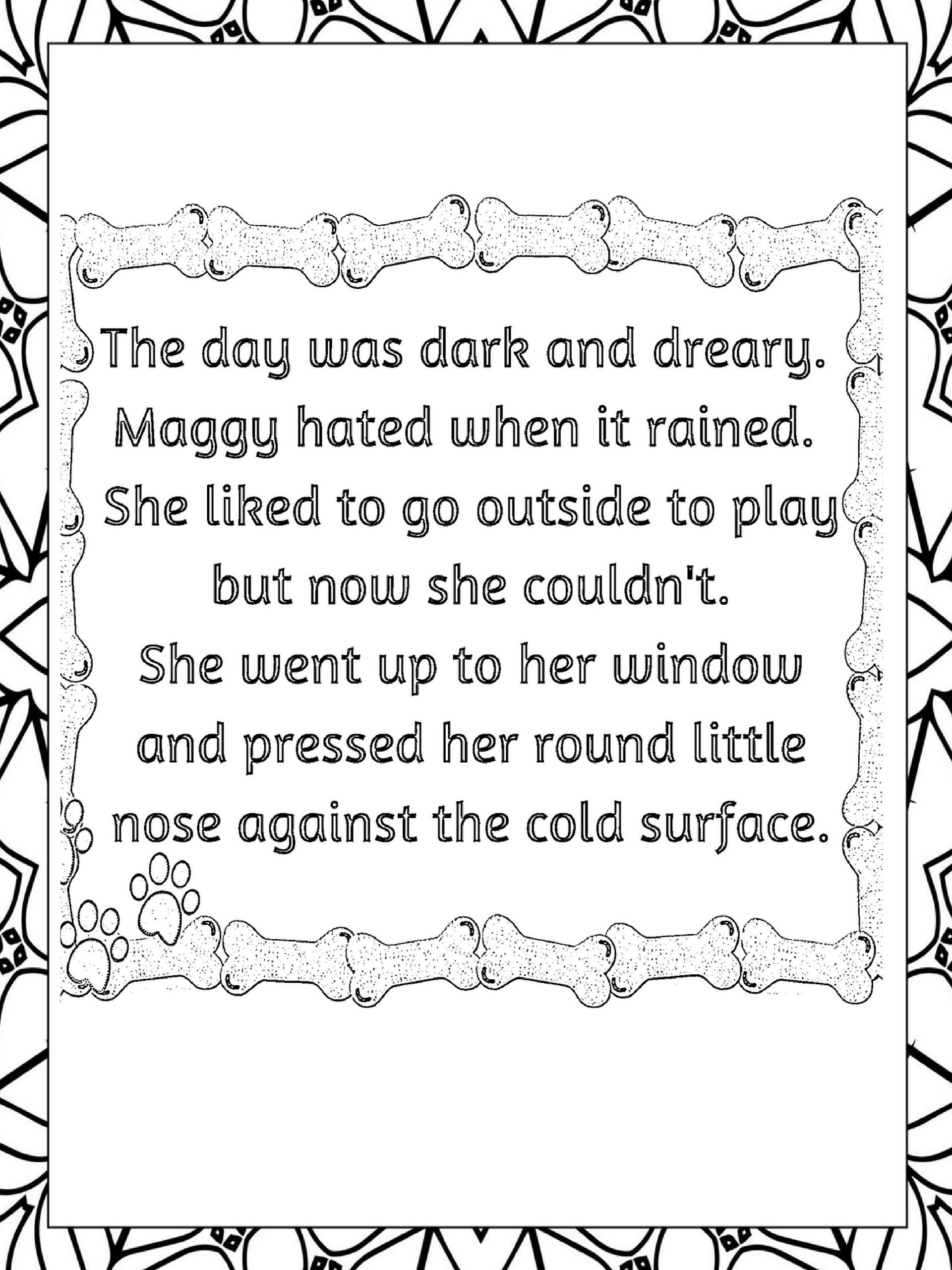 Maggy's Dog Day A Coloring Storybook for Girls product image (2)