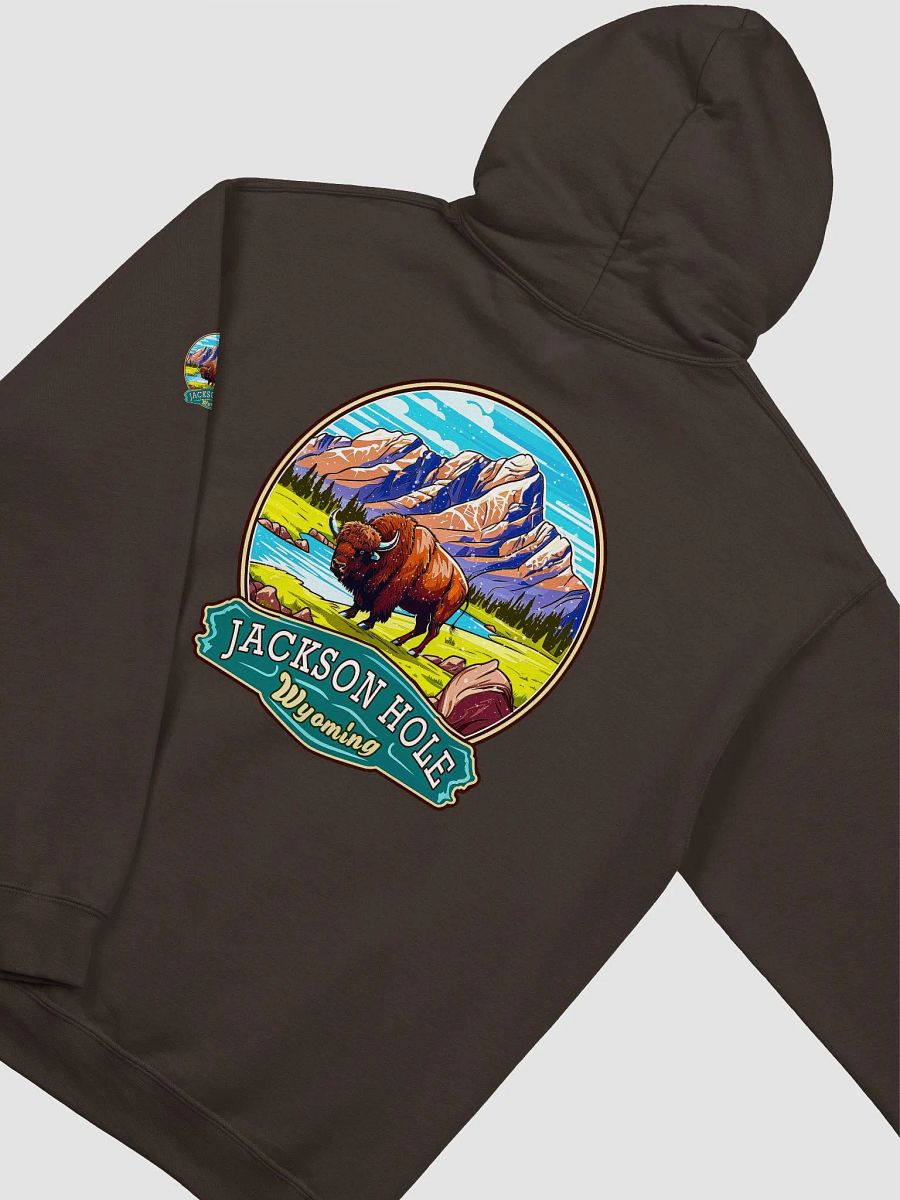 Jackson Hole Wyoming - American West Wilderness Hoodie product image (4)