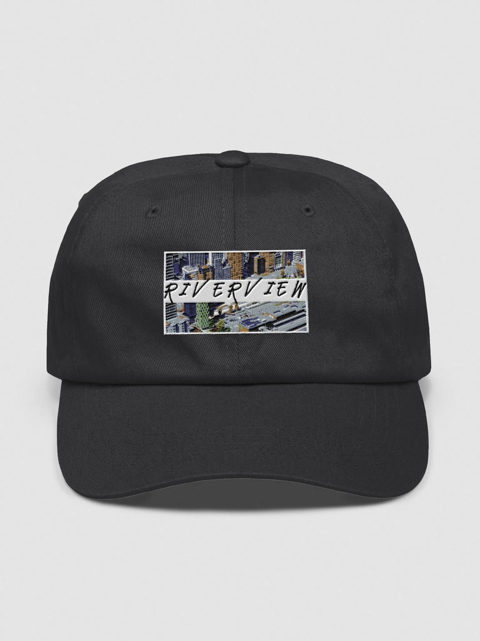 Riverview Cityscape Pixel Hat product image (1)