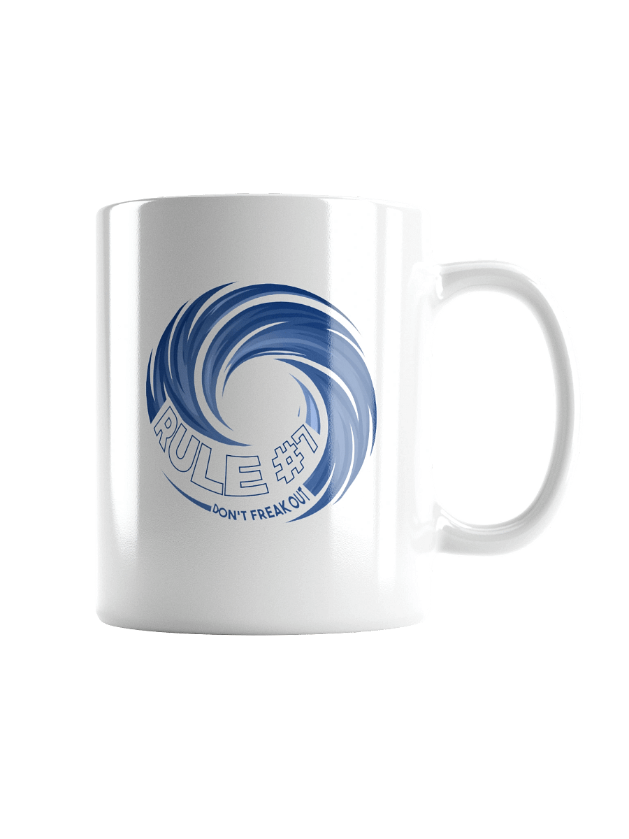 Rule #7 Mug Blue and White product image (1)