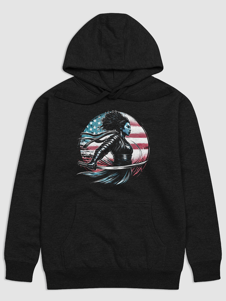Afro Samurai Girl Unisex Premium Hoodie | Cotton Heritage product image (1)