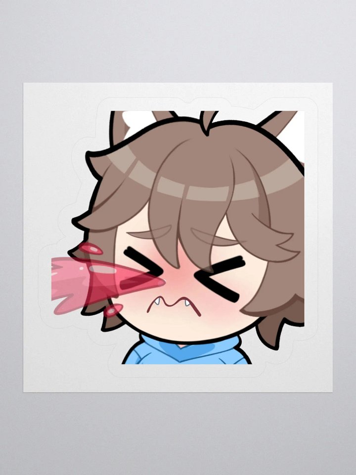 Nosebleed Cat-Eared Sticker product image (2)