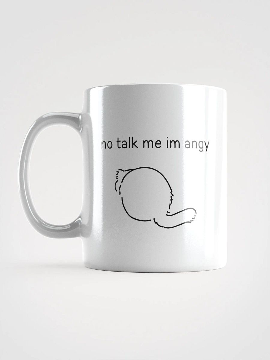 No Talk Manul Angy - White Mug product image (18)