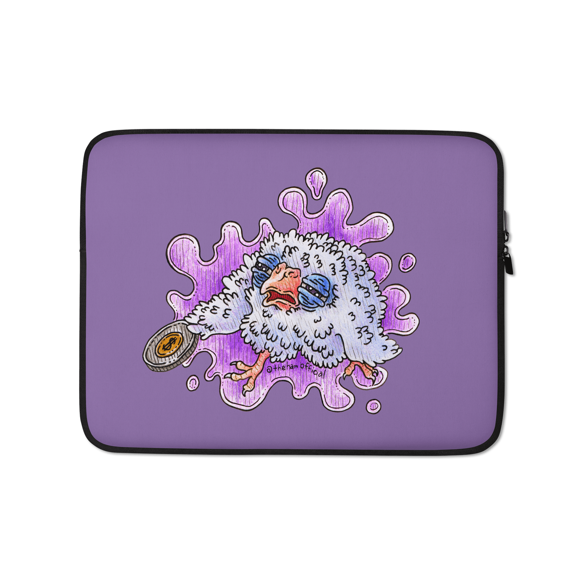 Coin Bird Laptop Sleeve product image (1)