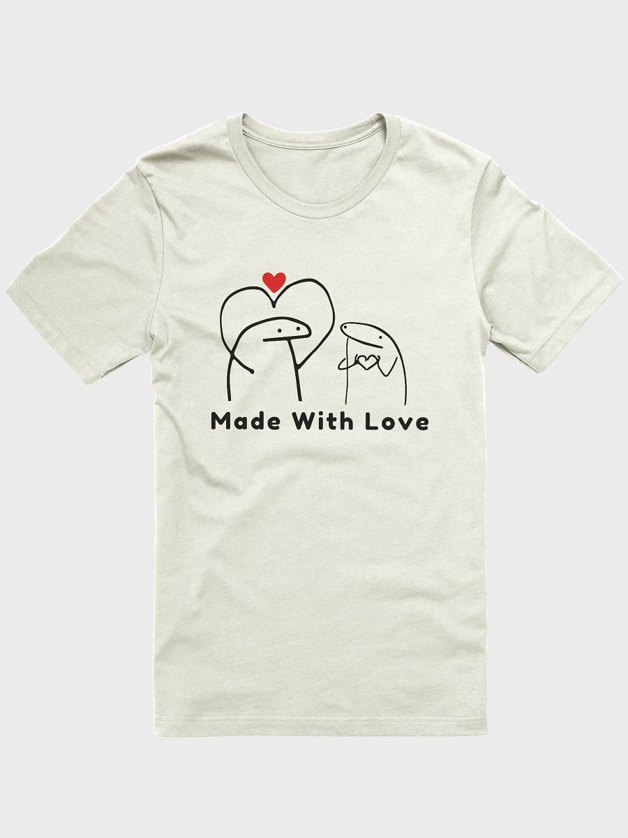 Made with love shirt, emoji silly meme i love you Tshirt, Valentine lover tee gift for couple product image (1)