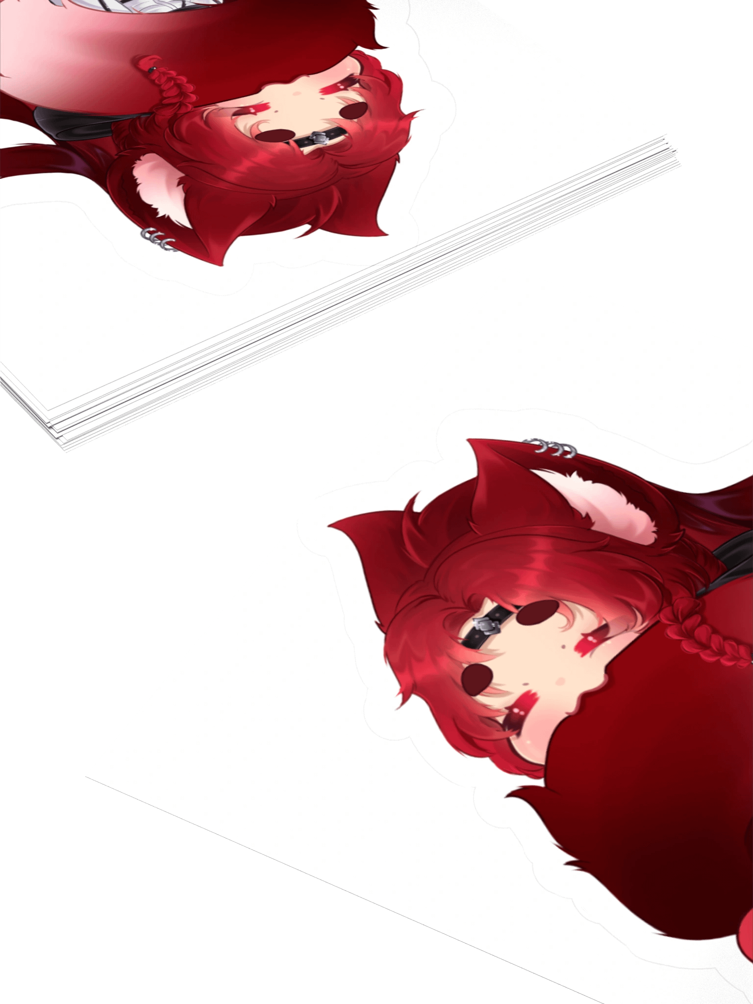 Tail Nom Star Kisscut Sticker product image (11)