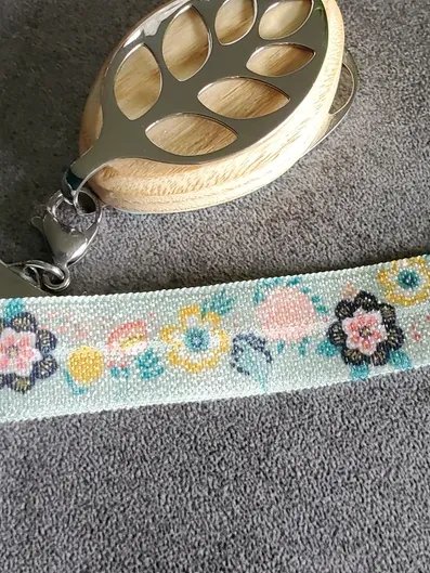 Vintage Garden Elastic Bracelet | Handmade Accessory for Bellabeat Leaf Urban & Ivy product image (2)