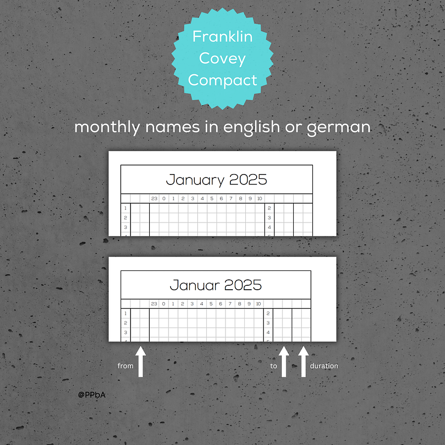 sleep tracker - Franklin Covey Compact - 2025 product image (2)