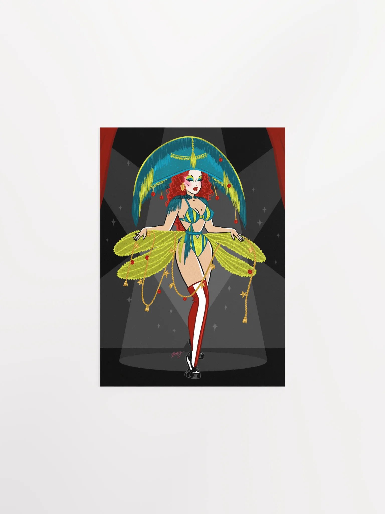 Chappell Roan SNL art print product image (1)