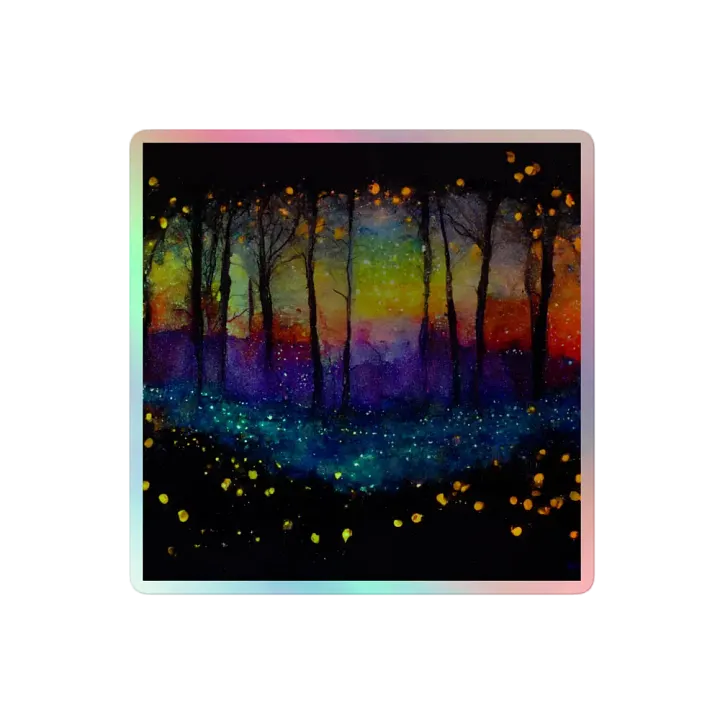 Enchanted Forest Holographic Sticker Sheet product image (2)