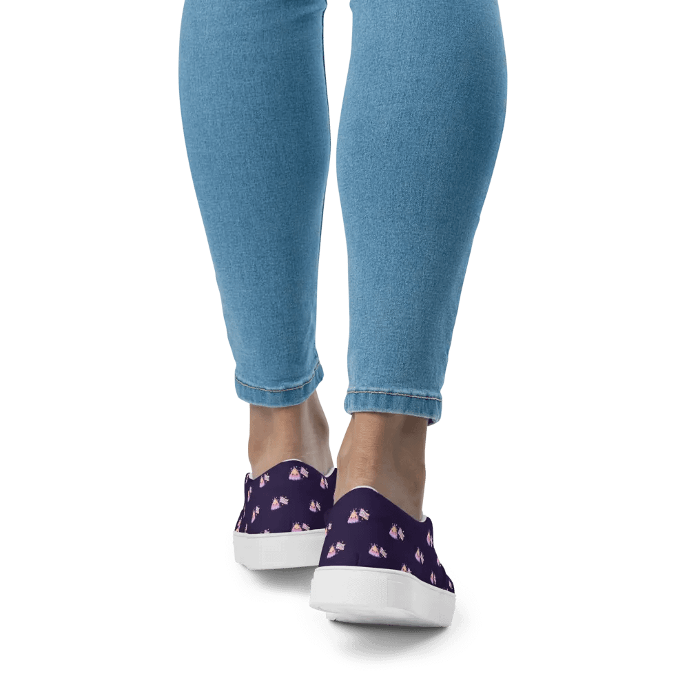 MSLA Sparkle Poop - Women's Slip-On Canvas Shoes product image (5)