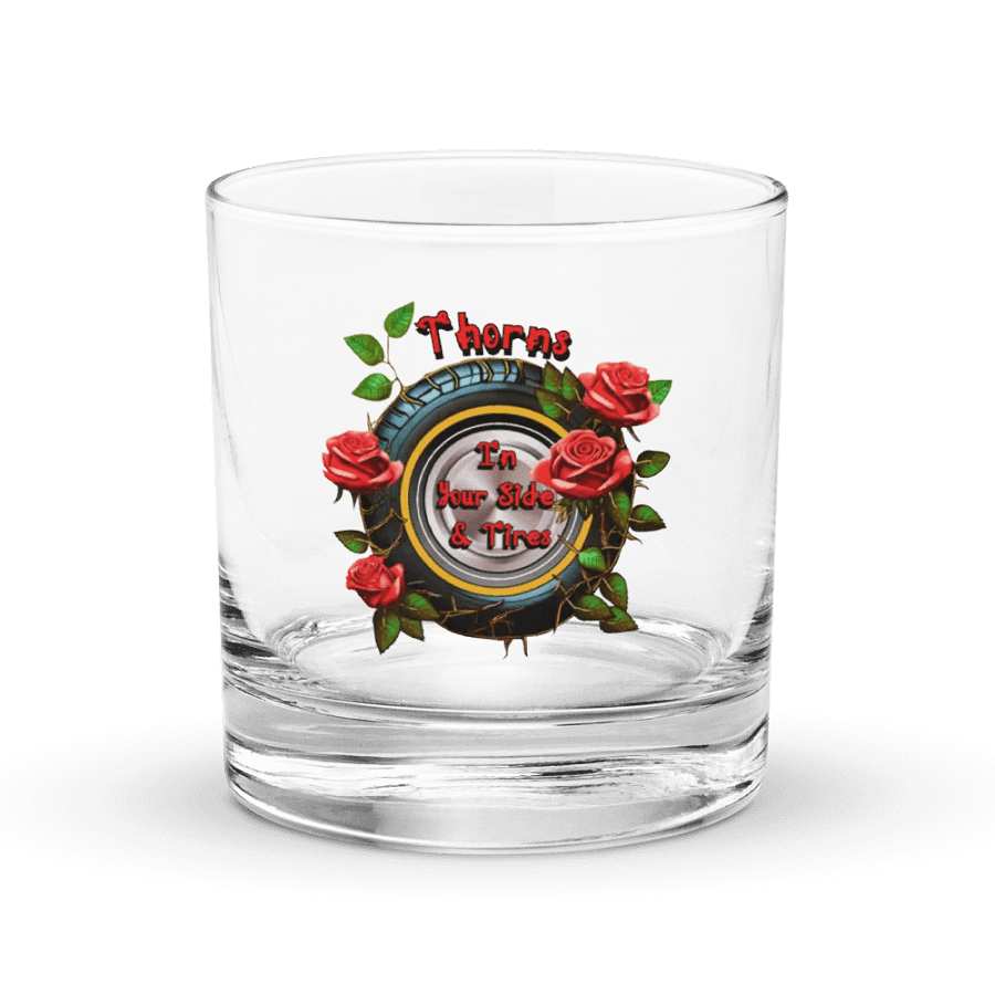 Thorns Team Rocks Glass product image (1)