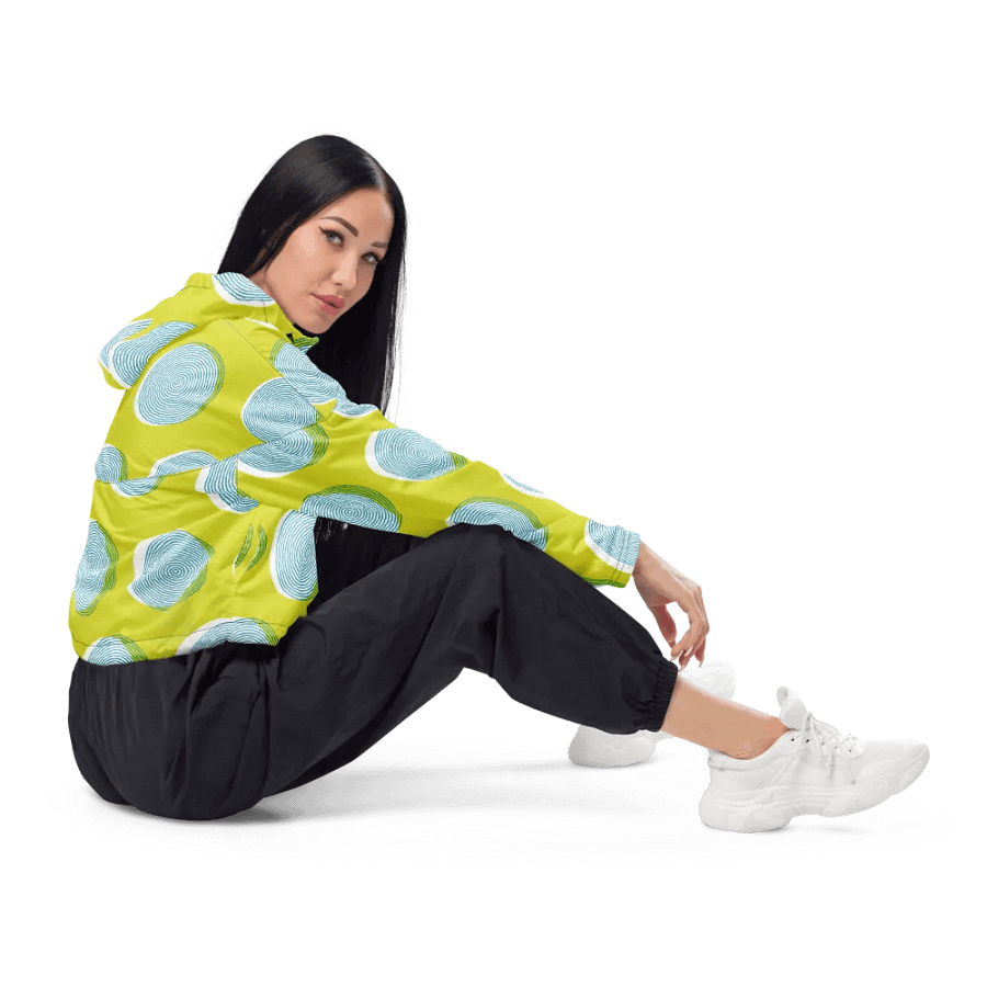 Ripple Effect Cropped Windbreaker product image (4)
