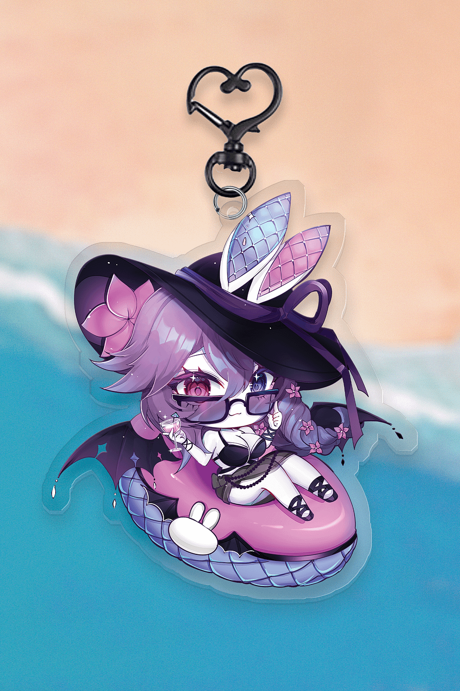 CottontailVA Beach Acrylic Charm [Double-sided] product image (3)