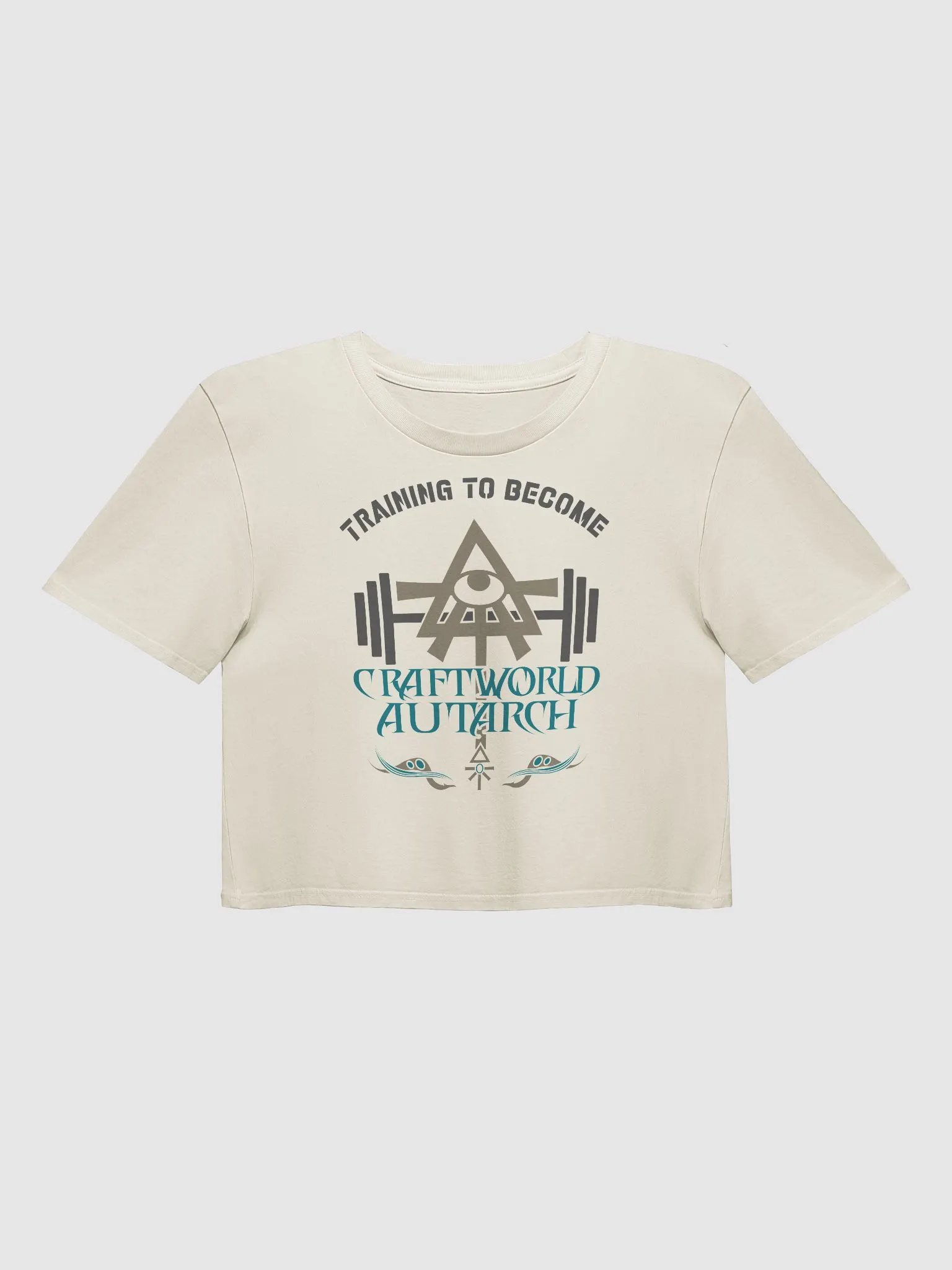 Training to Become Craftworld Autarch - Warhammer Aeldari Gym Croptop product image (1)