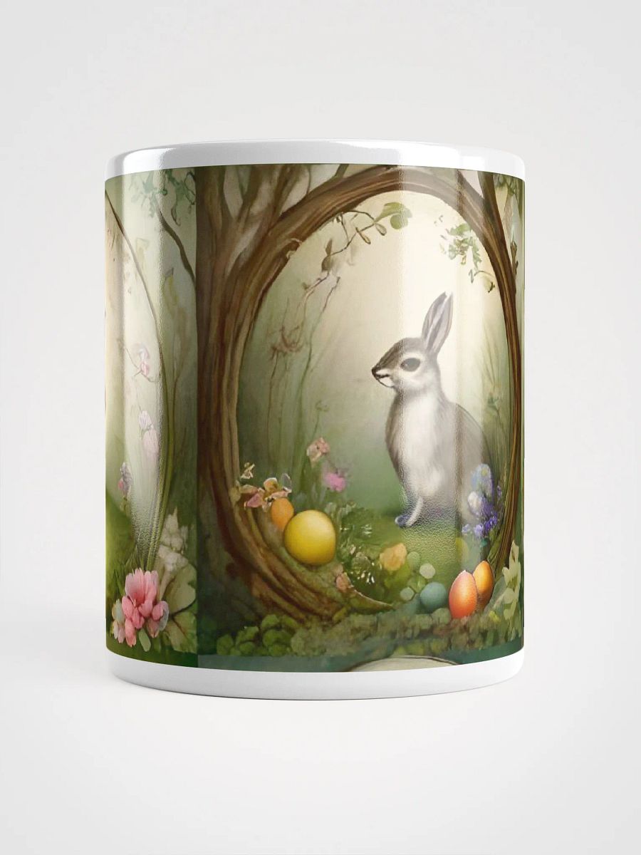 Vintage Woodland Easter Bunny Coffee Mug product image (5)