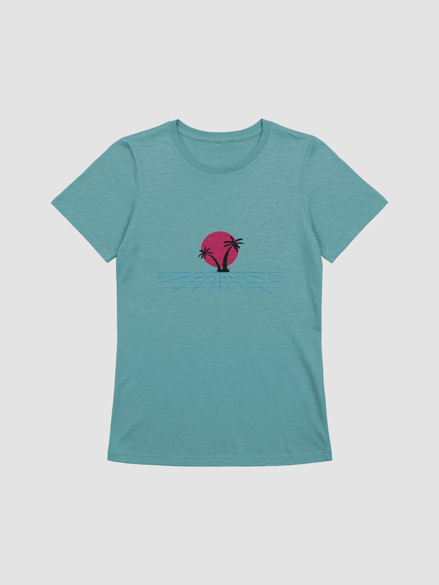 Retro Synthwave Sunset Women's T-Shirt product image (1)