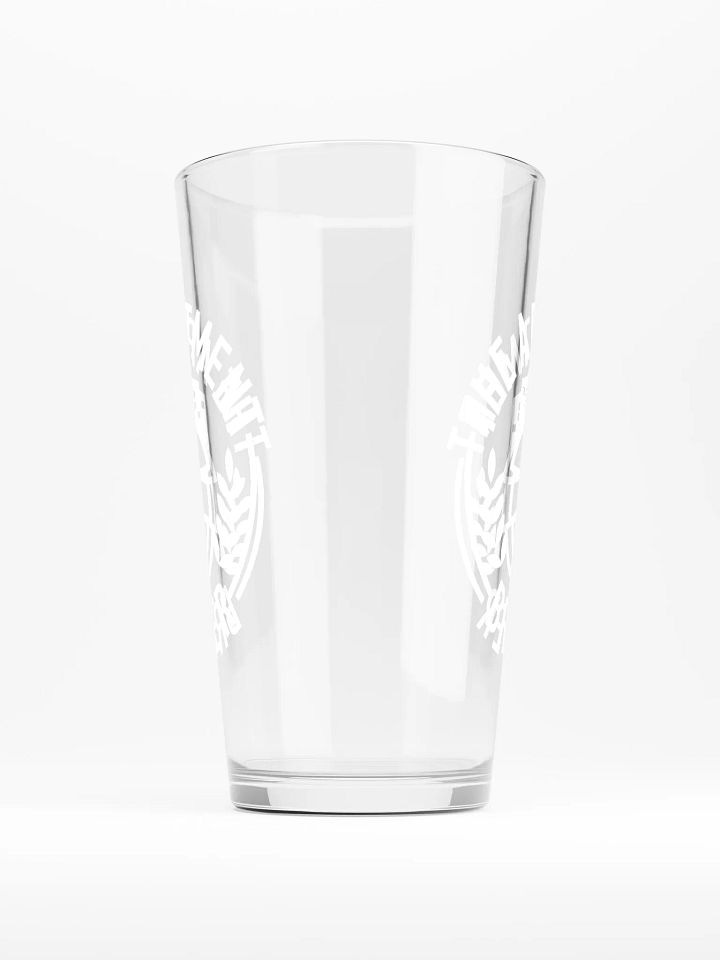 Main Logo Pint Glass (White) product image (2)