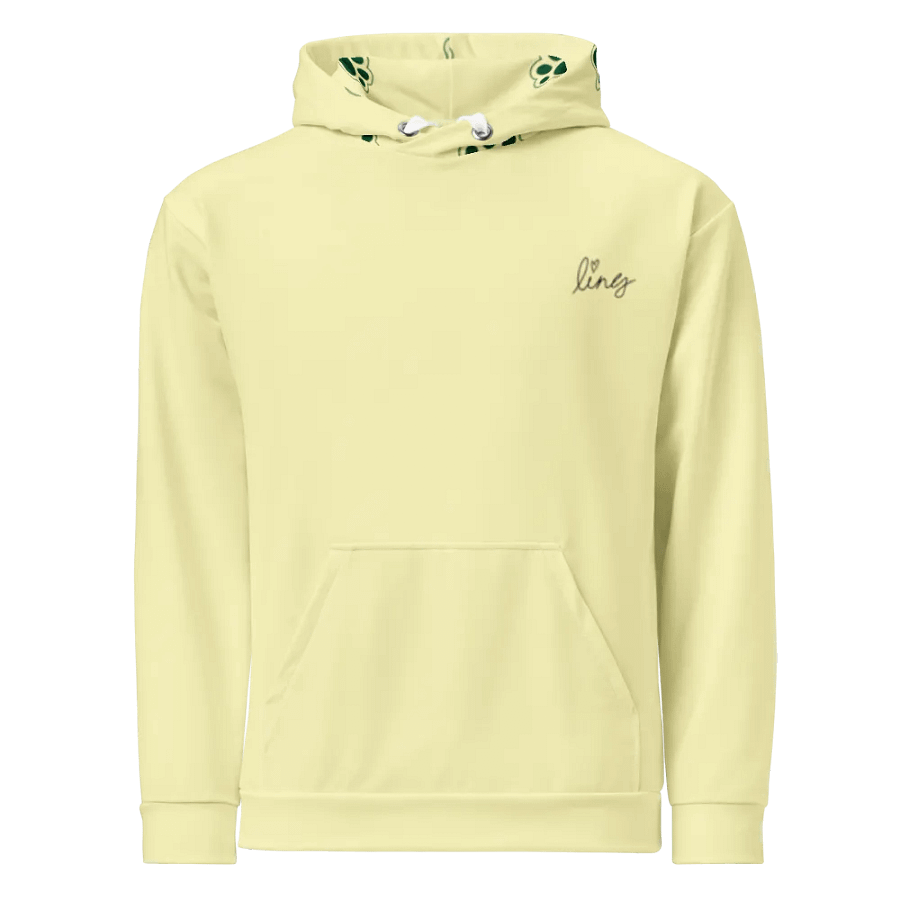 Lingling Kwong Golden Retriever Unisex Hoodie (Pale Yellow) product image (4)