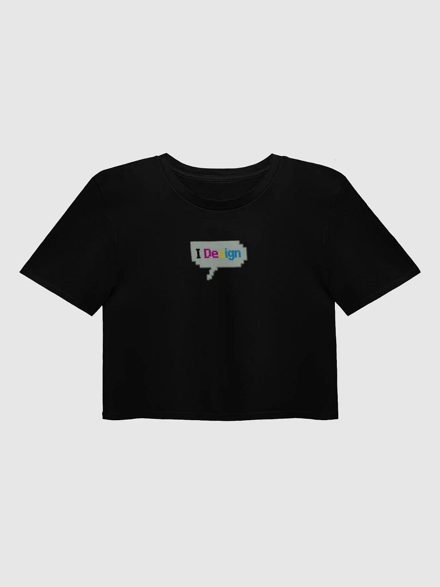 Pixelated Design Speech Bubble Crop Top product image (6)