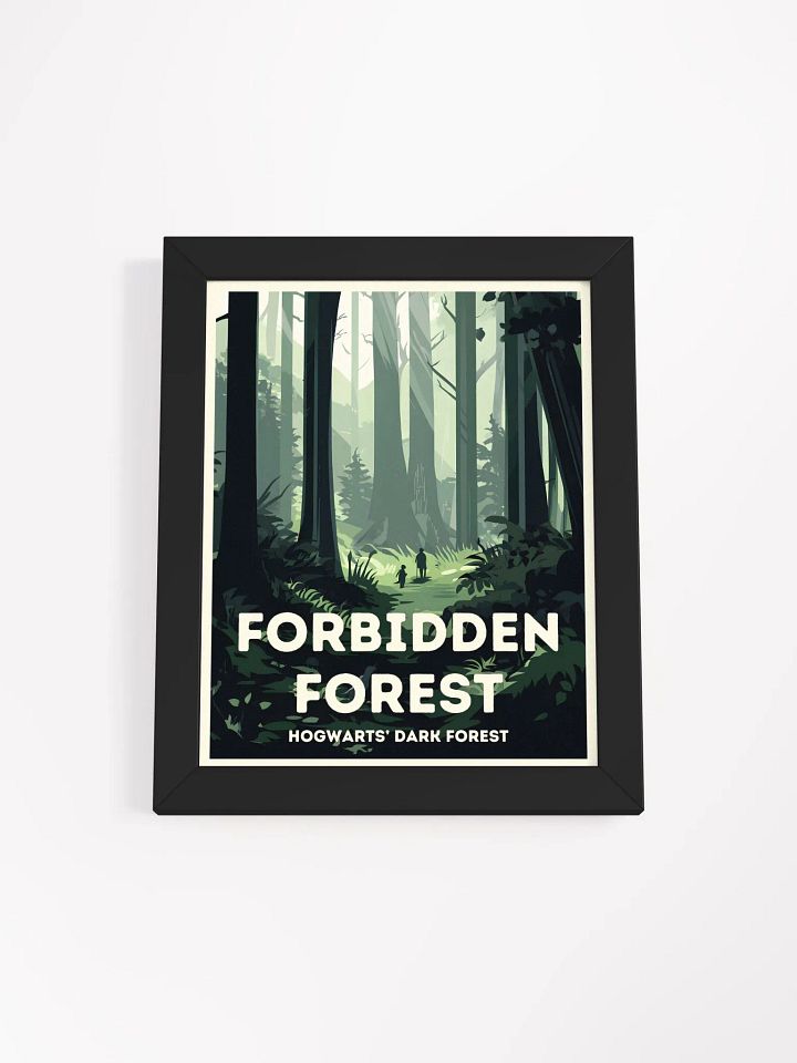 Forbidden Forest Vintage Travel Poster product image (1)
