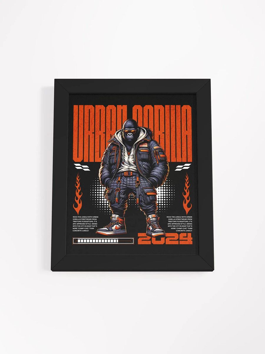Framed Urban Gorilla Streetwear Poster product image (1)