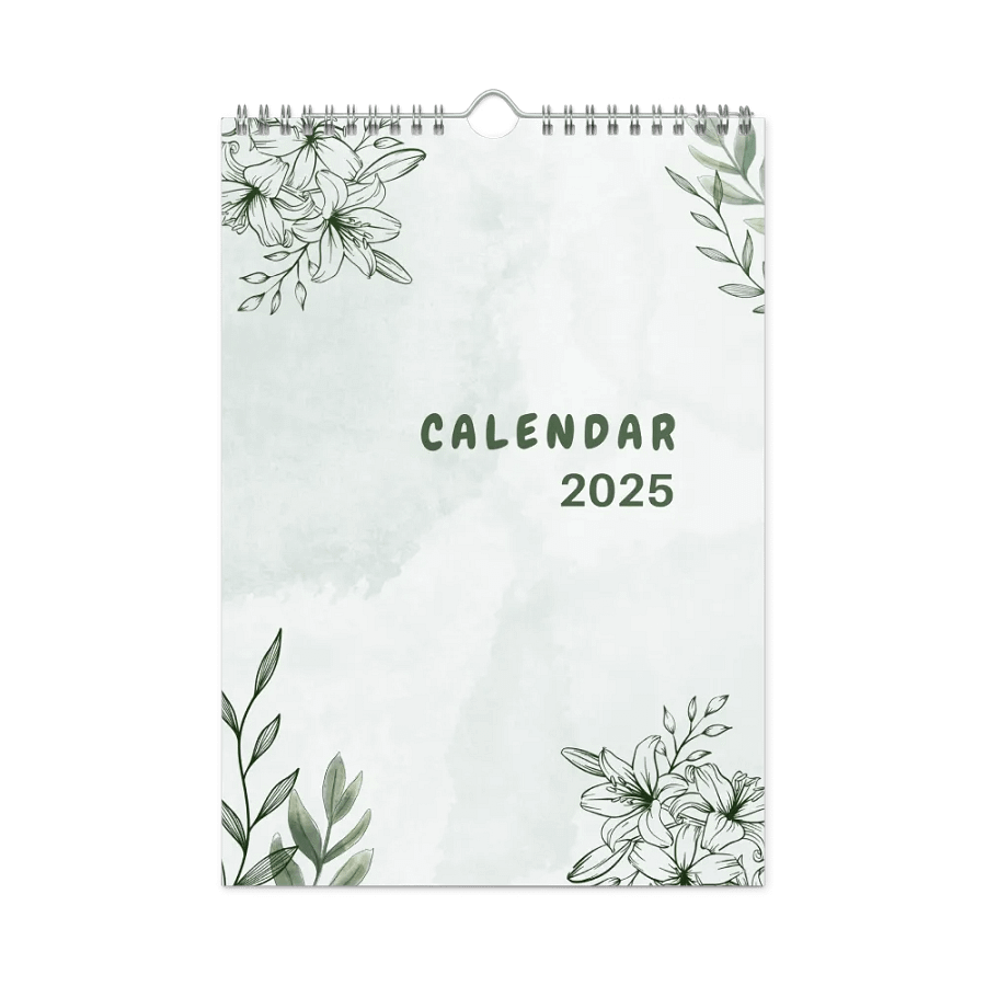 FLORAL INSPIRATIONAL QUOTES WALL CALENDAR 2025 product image (3)