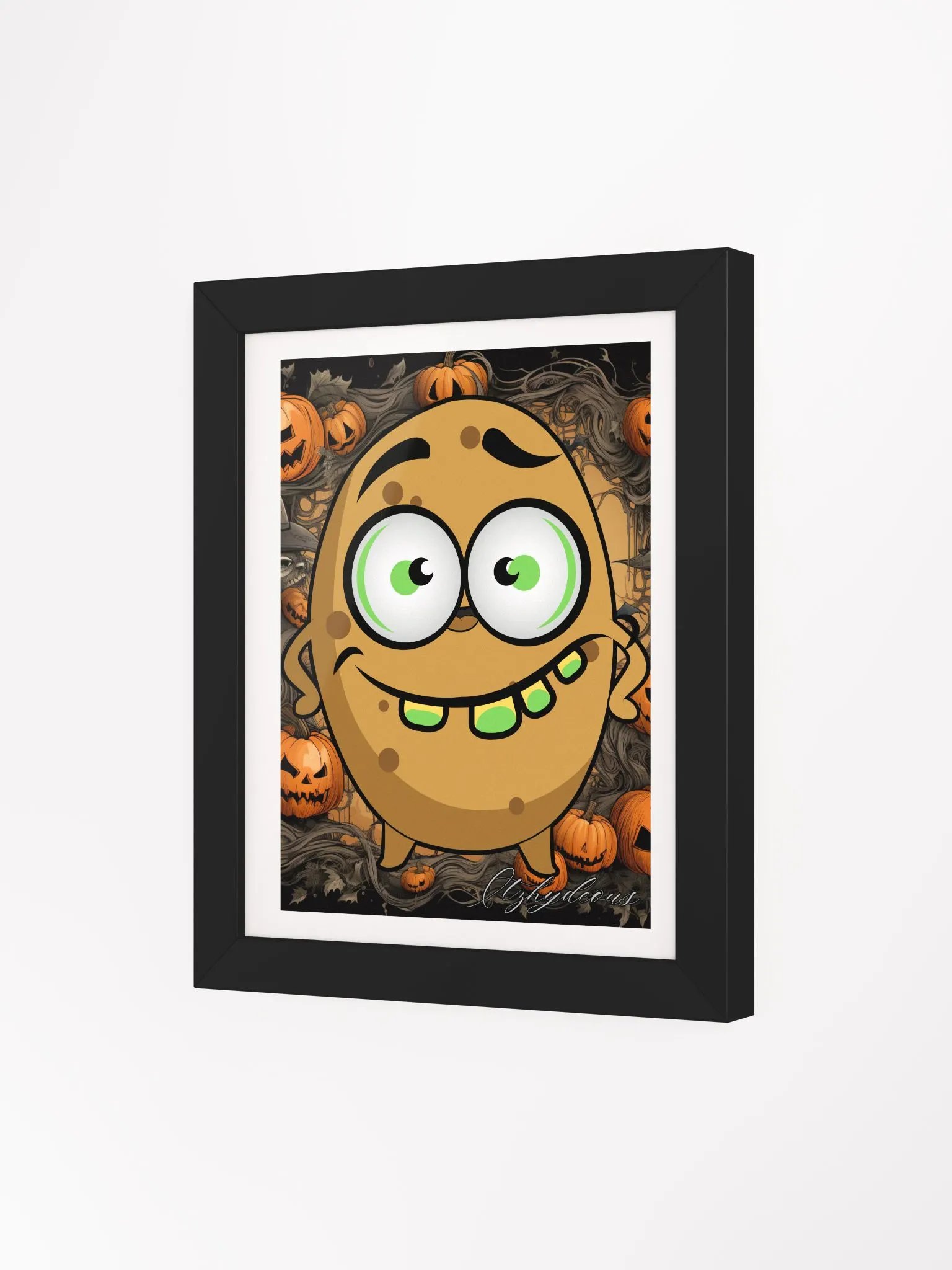 Spooky Halloween Cartoon Framed Poster product image (3)