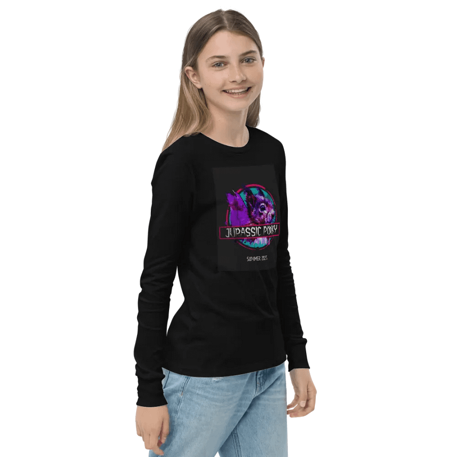 Jurassic Pooky Summer 2025 YOUTH Long Sleeve Tee product image (4)