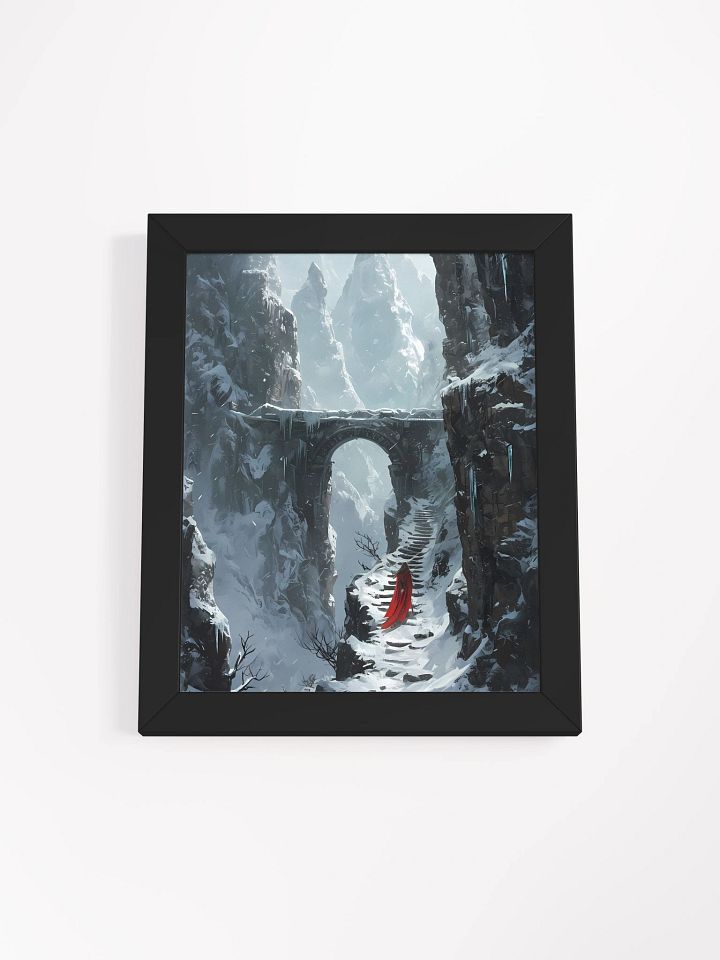Snowy Mountain Wanderer Framed Poster product image (2)
