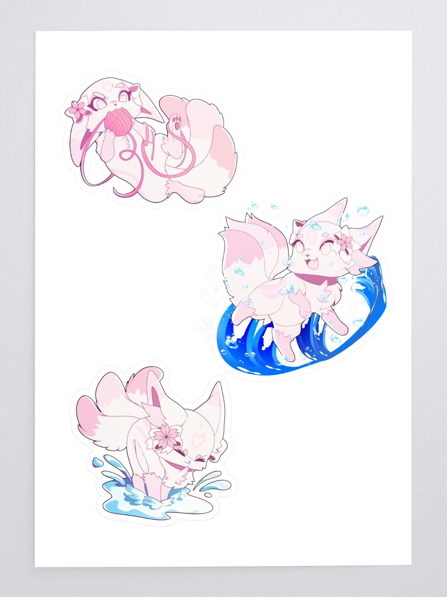 Fox sticker sheet product image (3)