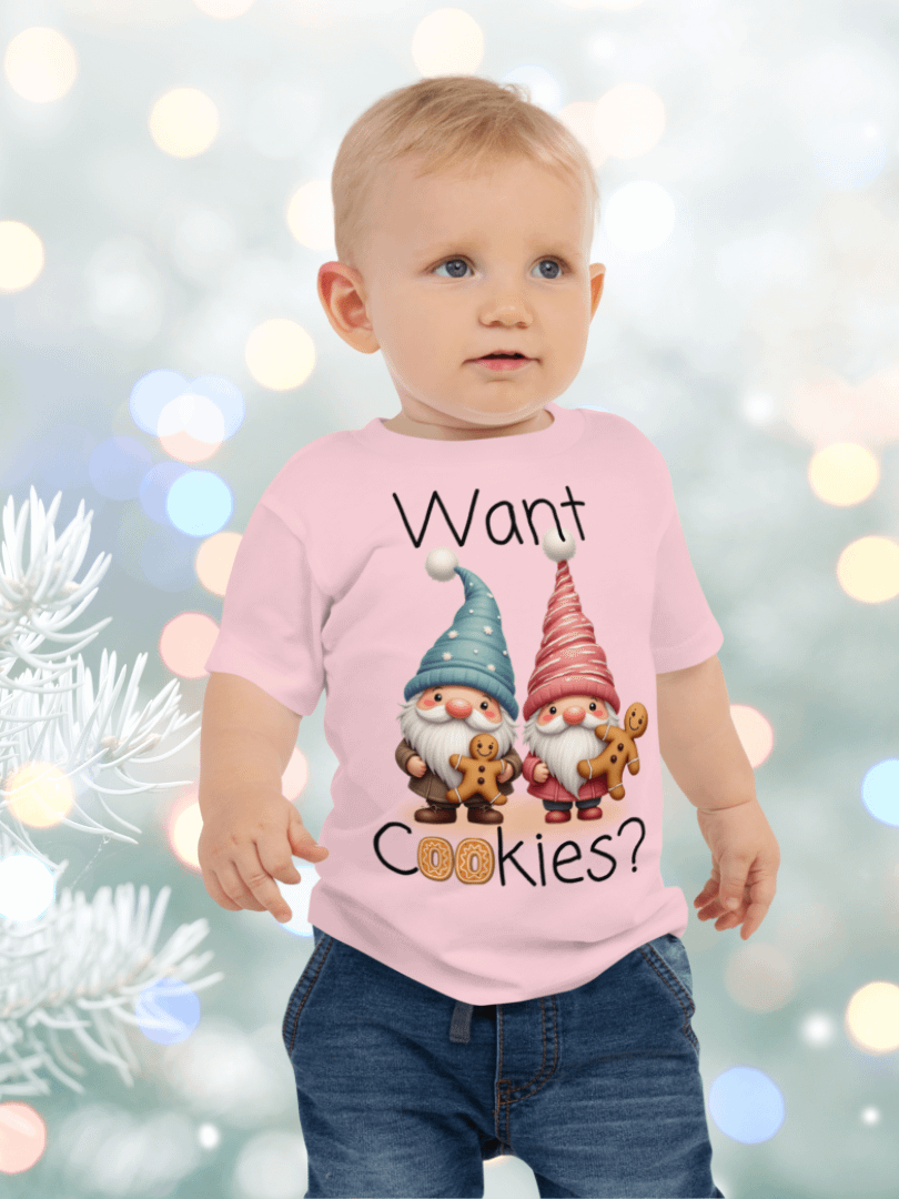 Want Cookies? Festive Gnome Cookies Baby Tee product image (1)