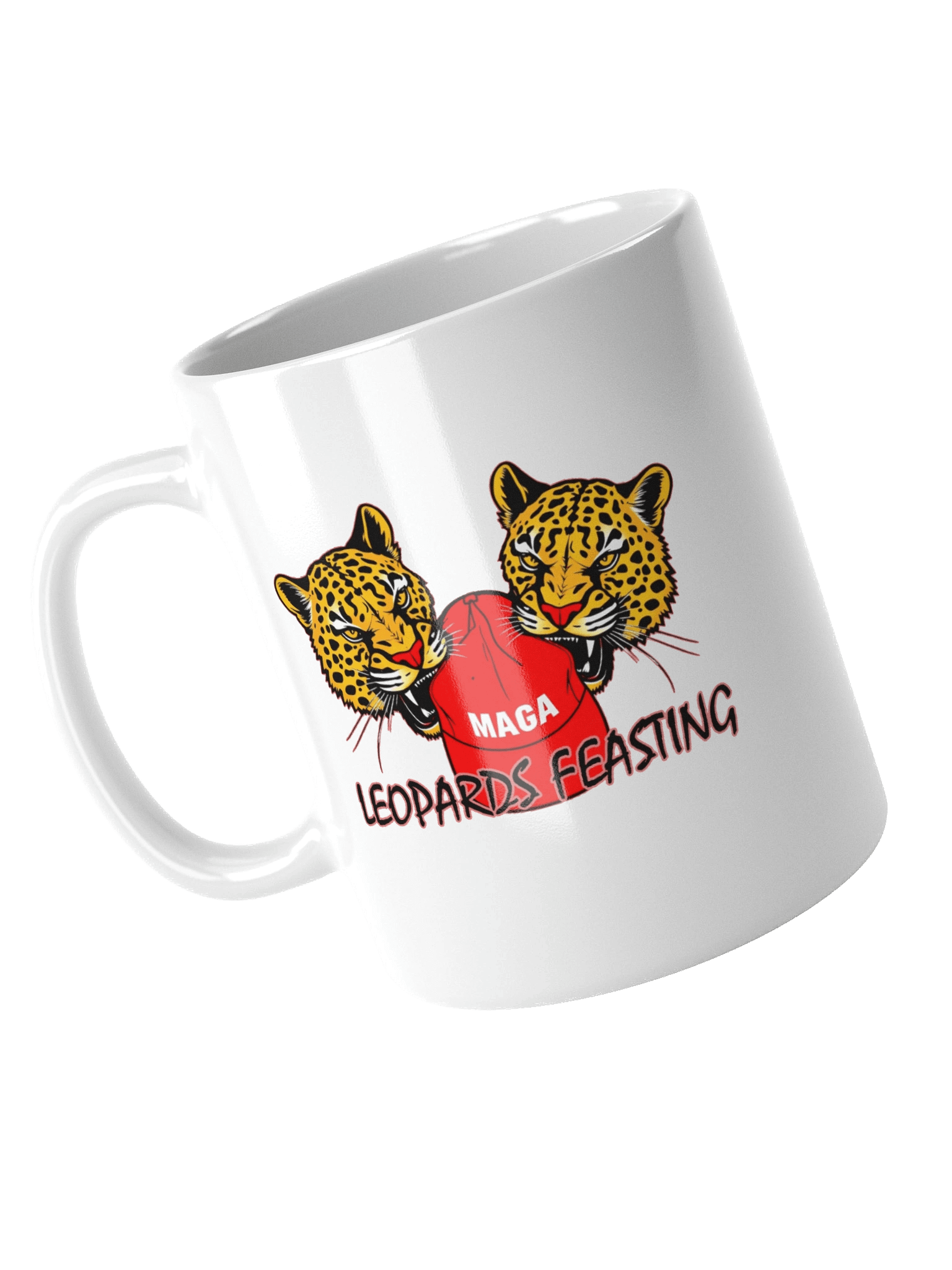 Leopards Feasting On MAGA - White Mug product image (3)