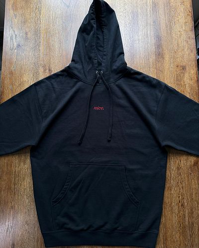 NEW LIMITED DROP! Red on Black Nice Hoodie with bleeding heart print on back - Available now until April 30th 🖤❤️