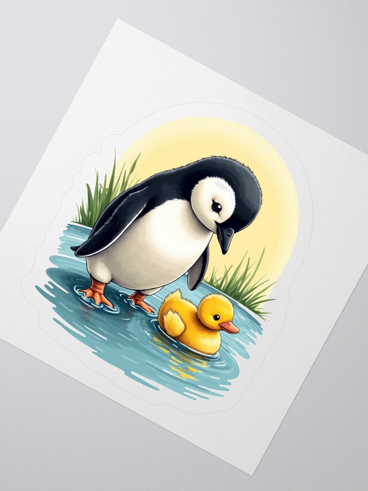 Penguin and Duckling Friendship Sticker Set product image (5)
