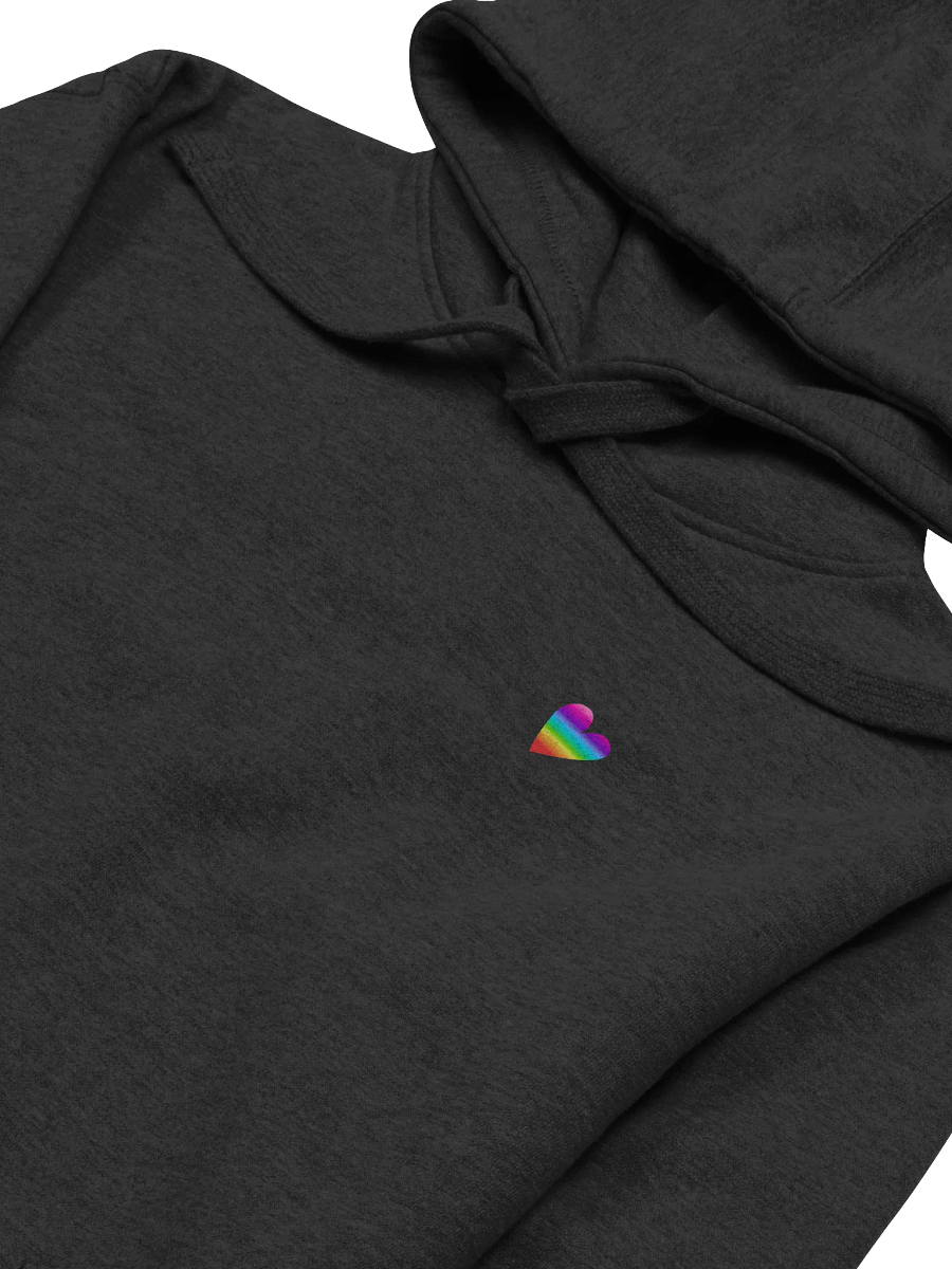 Rainbow Heart Cotton Heritage Unisex Premium Hoodie product image (3)