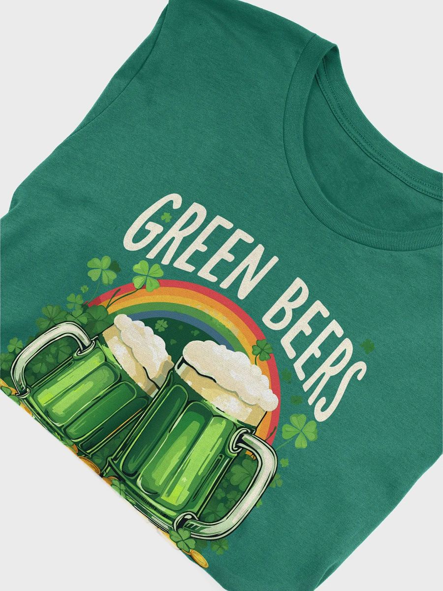 Green Beers and Good Cheers St. Patrick’s Day T-Shirt – Fun Irish Celebration Tee product image (25)