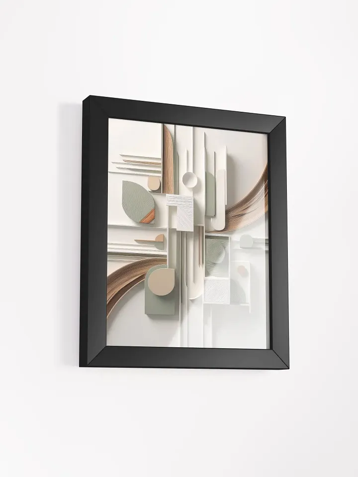 Modern Minimalist Art - Wall Art - Framed - v2 product image (13)