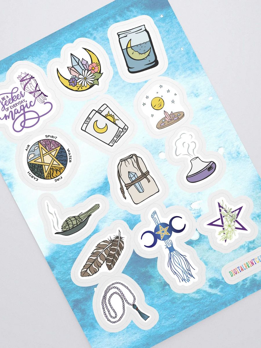 Seeker of Magick Sticker Sheet product image (1)