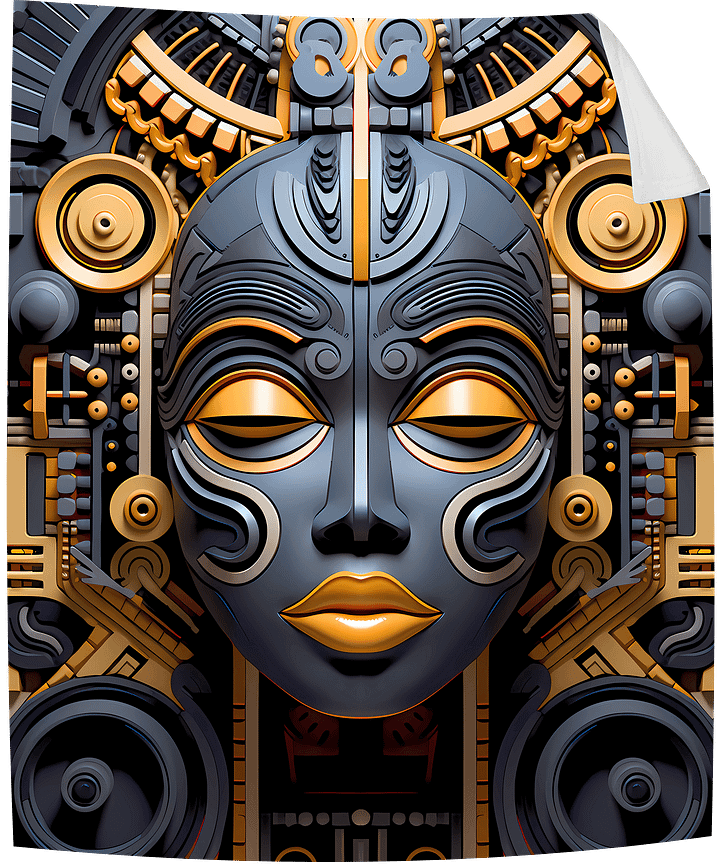 Africa Art Designs Art of Africa Throw Blanket product image (1)