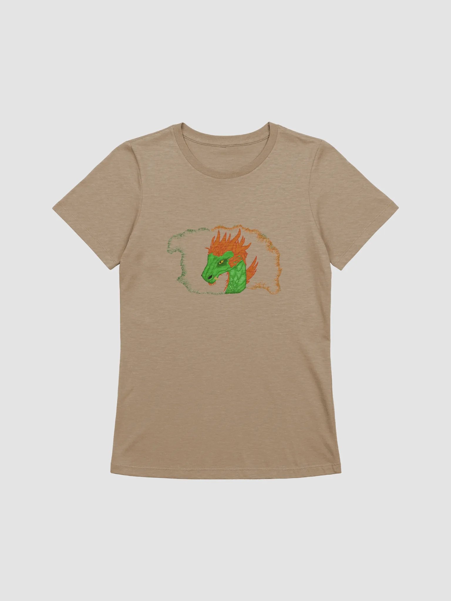 Fiery Dragon Women's Relaxed-fit T-Shirt product image (3)