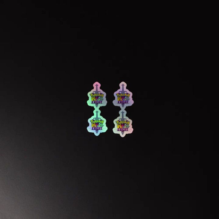 Pokémon Knight Holographic Sticker Sheet product image (4)
