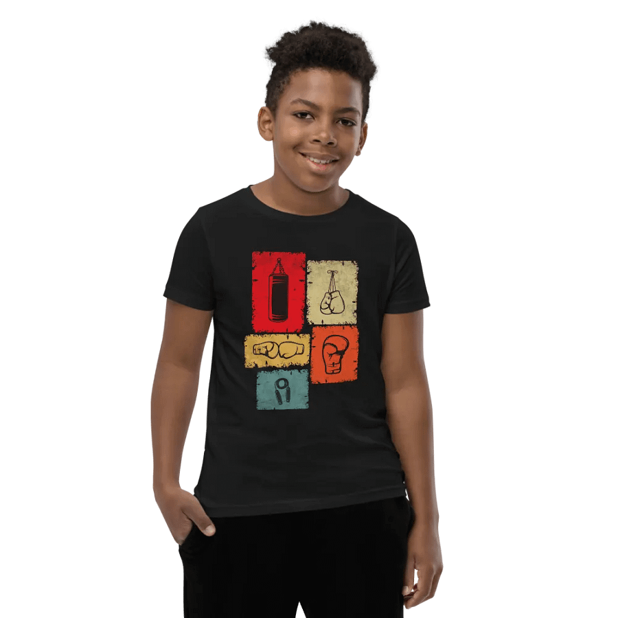 Grunge Boxing-Youth Cotton Tee product image (7)